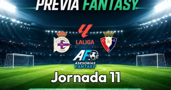 Deportivo vs Osasuna - Jornada 11