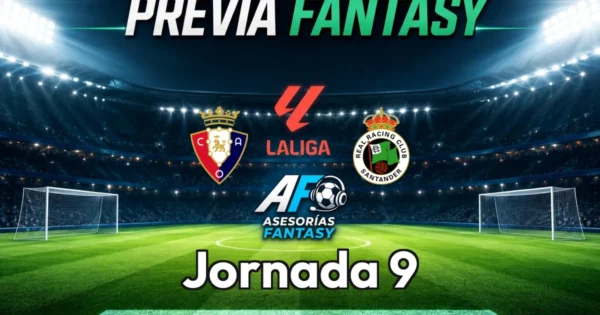 Osasuna vs Racing - Jornada 9