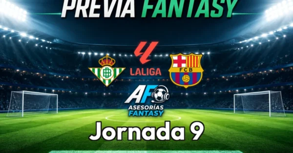 Real Betis vs Barcelona - Jornada 9